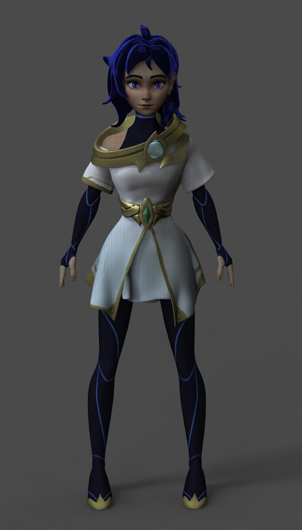3D Anime character Star Traveler by Zhaoqi Wang