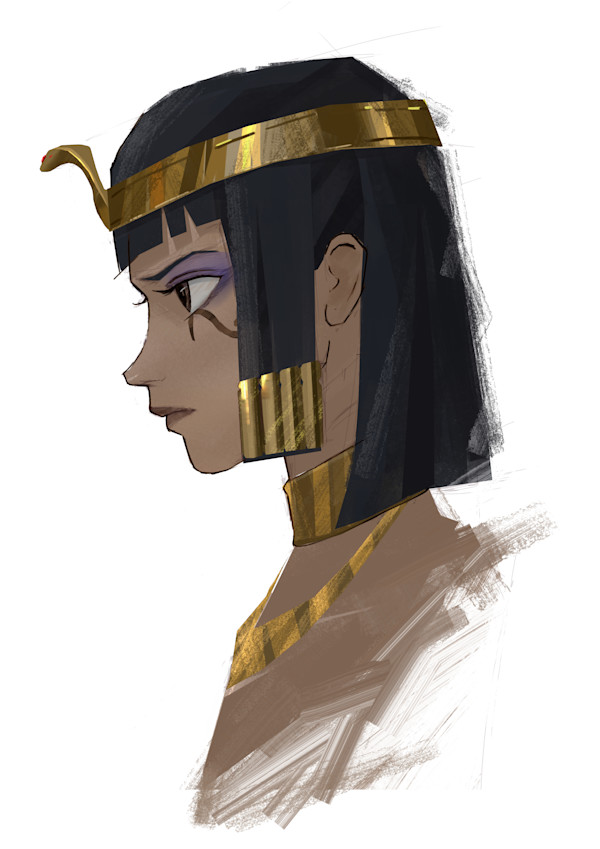 Character Protrait Cleopatra by Zhaoqi Wang