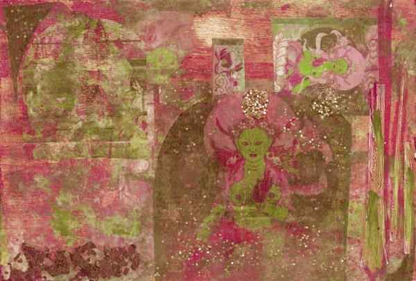 Green Tara-Pink Version - 102P by Michelle Victoria