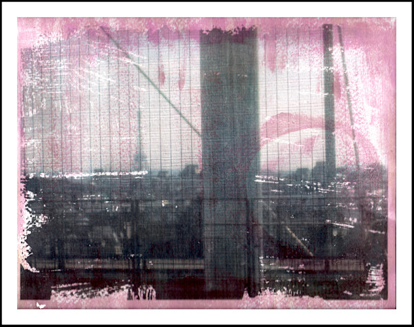 View from the Pompidou -  Pink 605 by Michelle Victoria