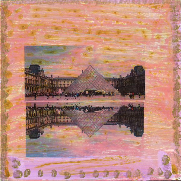 Louvre Reflection-Pink 620 by Michelle Victoria