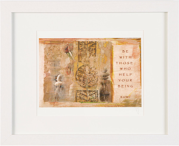Rumi - Wht Frame by Michelle Victoria