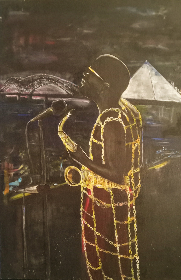 Isaac Hayes tribute by Terry Washington, Image 1.