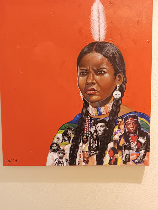 Black Indian Woman by Emery Franklin, Image 1.