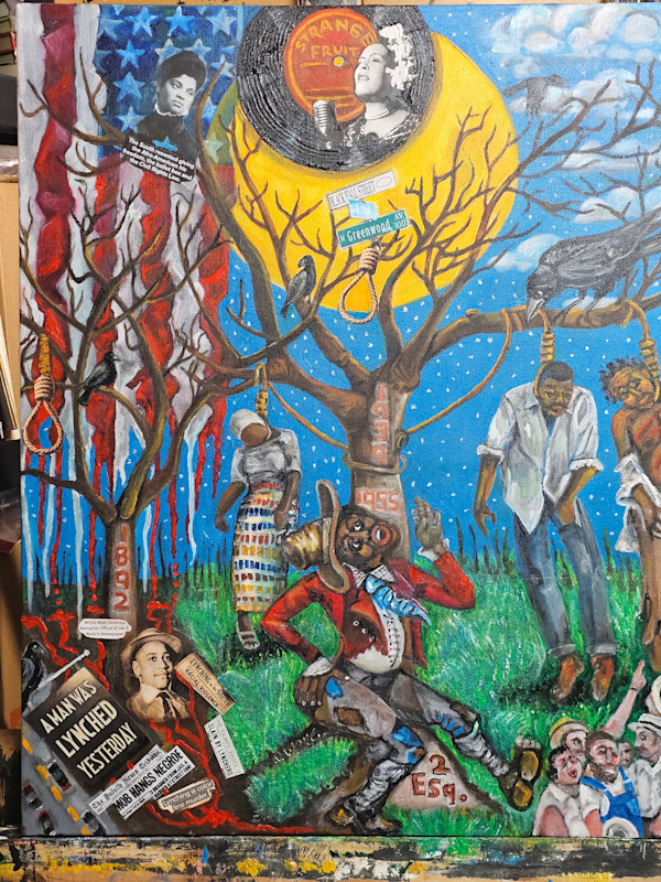 A Tree In The Middle of The South # 2: A Strange and Bitter Crop (Billie Holiday) by David WM Cassidy, Image 1.