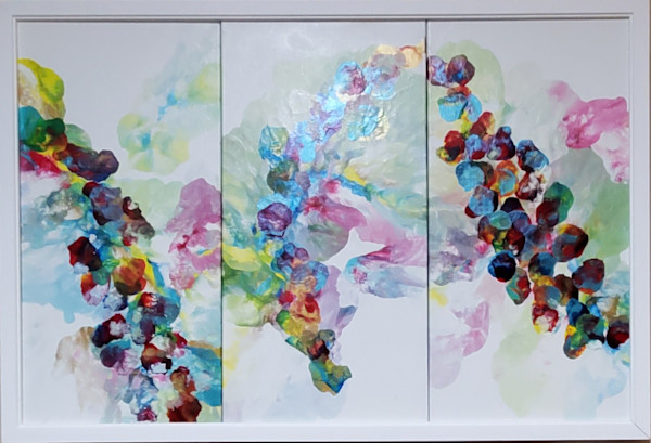 Psychedelic Gladioli by Anita Henley Carrington