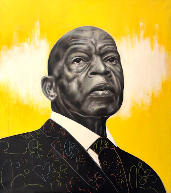 Good Trouble " John Lewis" by Luis Del Valle