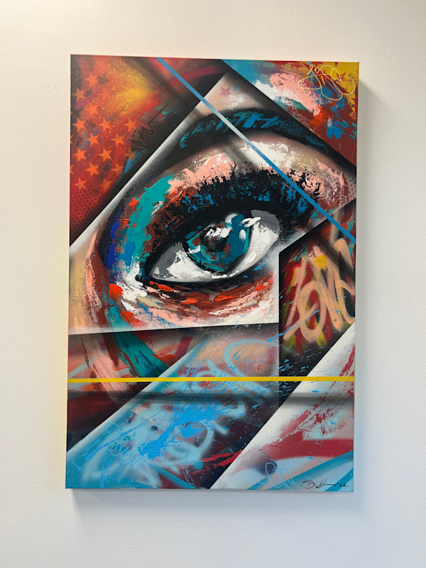 Beauty is Often Broken Medium Mixed media on canvas Year 2022 Size 24x36 inches Price 2400 by David Zambrano, Image 1.