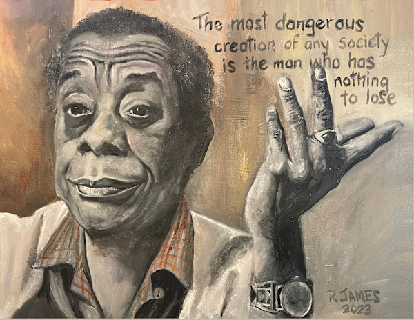 James Baldwin by Roger James, Image 1.