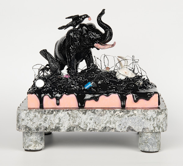 Tar Pits IV: Elephant by Lynette K Henderson