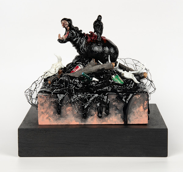 Tar Pits V: Hippo. by Lynette K Henderson