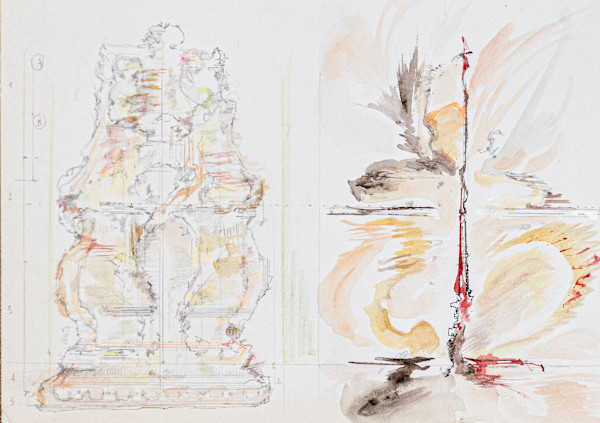Sculpture Study - Diptych by Zoë Springer-Graham, Image 1.