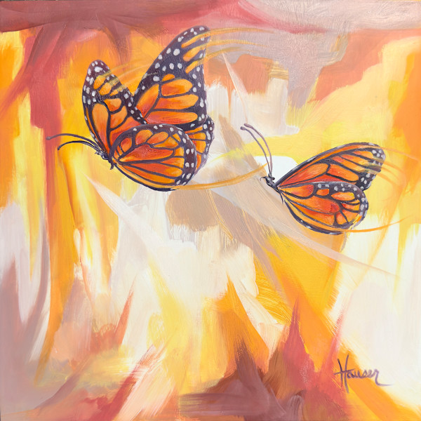 Flight in Orange by Sam Hauser