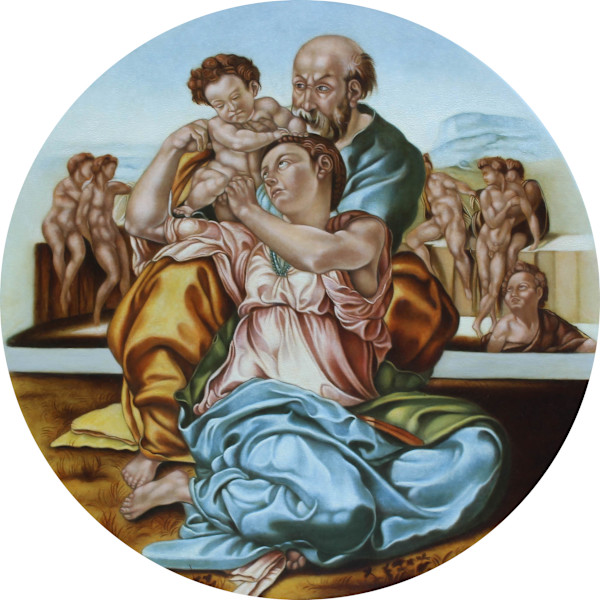 Study of The Doni Tondo by Michelangelo by Jo Willis, Image 1.