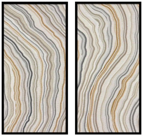 Strata 8745 Diptych by Cindy Lesperance, Image 1.