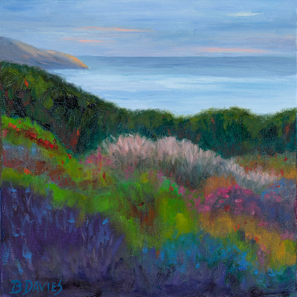 Lavender Fields (framed) by Barbara Davies