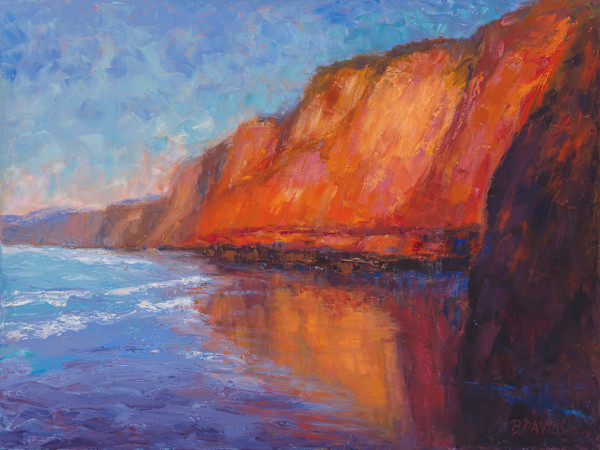 Sunset Cliffs: 11" x 14" Giclee Print, #3 by Barbara Davies