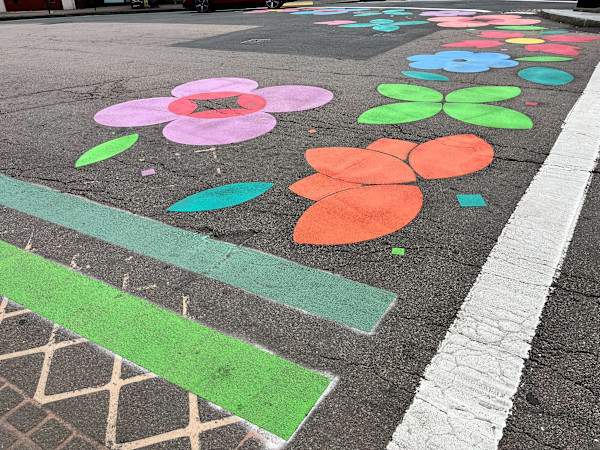 Asphalt Mural Project by Ngoc-Tran Vu