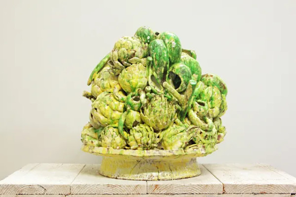 An Offering (yellow and green) by David Hicks