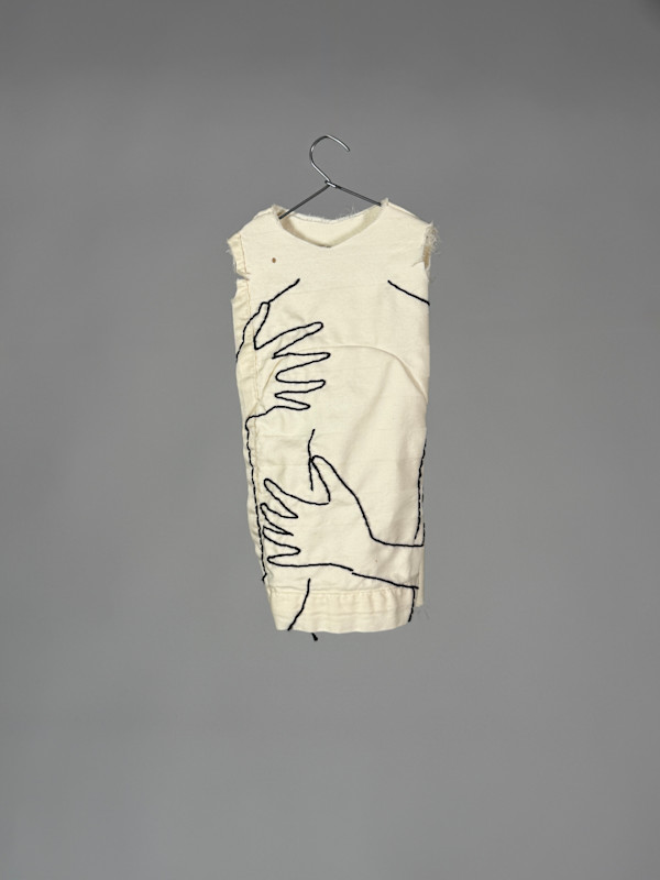 Remnant of a Hug (Small Tunic) Tan by Joanne Steinhardt, Image 7.