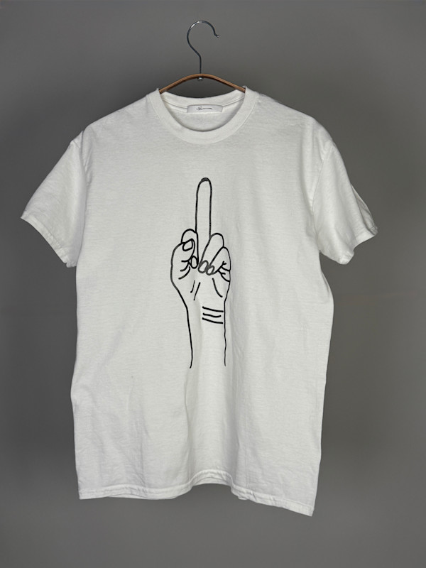 T Shirt  Behaving Badly Screen Print (5 Available) by Joanne Steinhardt