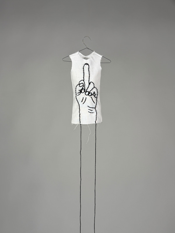 Remnant of behaving badly (tiny tunic) by Joanne Steinhardt