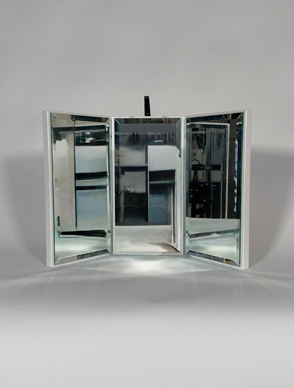 Three Mirror Table Mount for Lamp [2 of 2] by Joanne Steinhardt