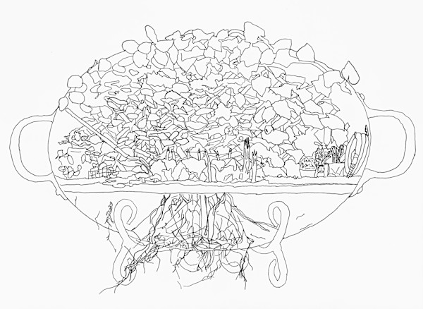 Map of Edible Garden by Joanne Steinhardt, Image 1.