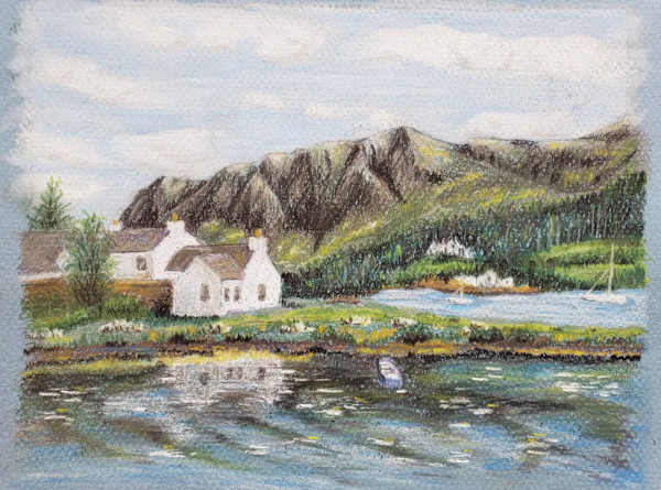 Scottish Lake by Olive Dodd