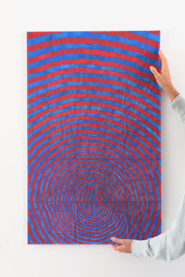 'Red / Blue' from the Chesapeake Bay Impact Crater series by Meg Roberts Arsenovic