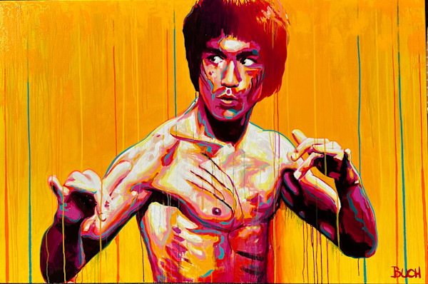 Bruce Lee - Be like water by Artist Allan Buch