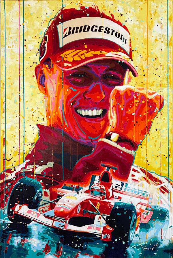 Ferrari-Schumacher by Artist Allan Buch