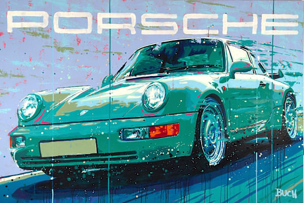 Porsche 911 Turbo - 964 by Artist Allan Buch, Image 1.