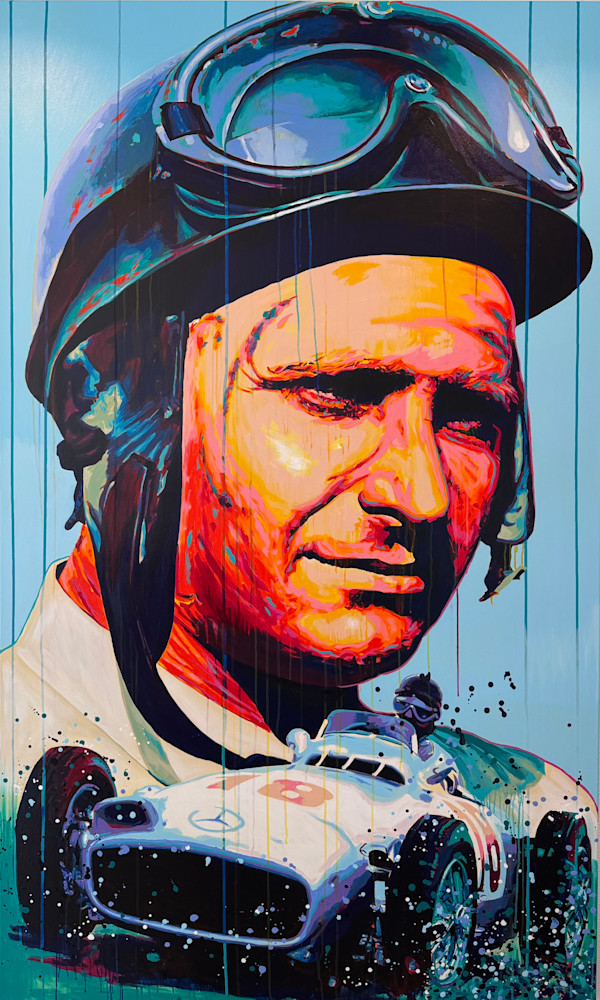 "Fangio – The Gentleman of Speed" by Artist Allan Buch