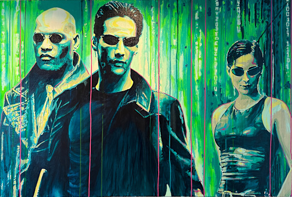 Matrix - The Blue or the red pill by Artist Allan Buch