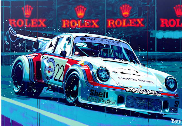 Porsche 911 Martini Racing by Artist Allan Buch