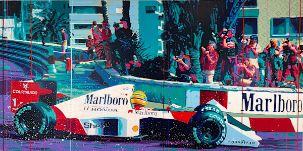 "Senna at Loews – Monaco"  by Artist Allan Buch