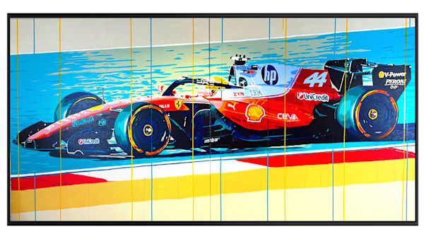 Ferrari SF-26 Hamilton (Framed) by Artist Allan Buch, Image 14.