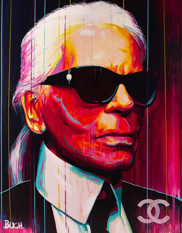 Karl Lagerfeld – The Icon Reimagined by Artist Allan Buch