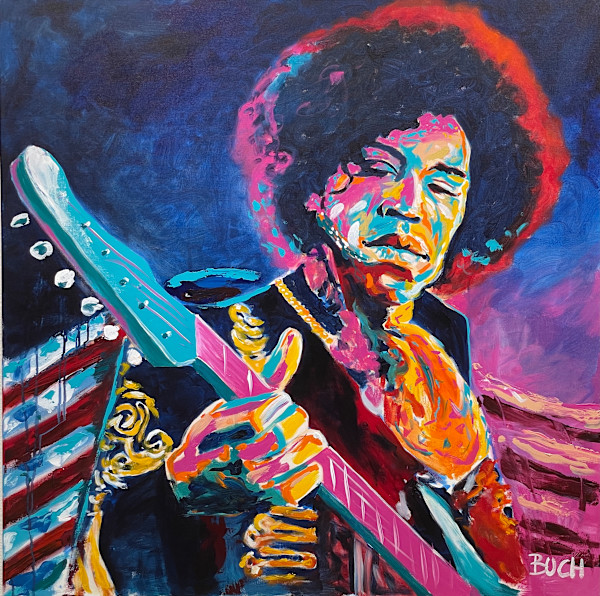 Purple Haze by Artist Allan Buch