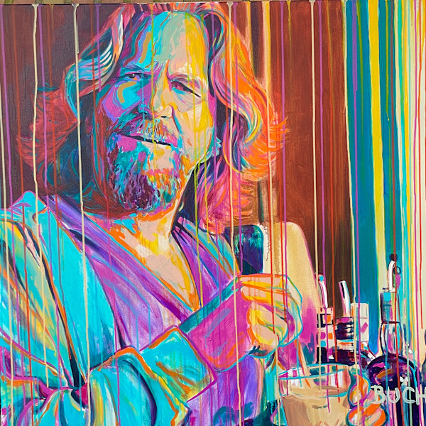 The Dude Abides by Artist Allan Buch