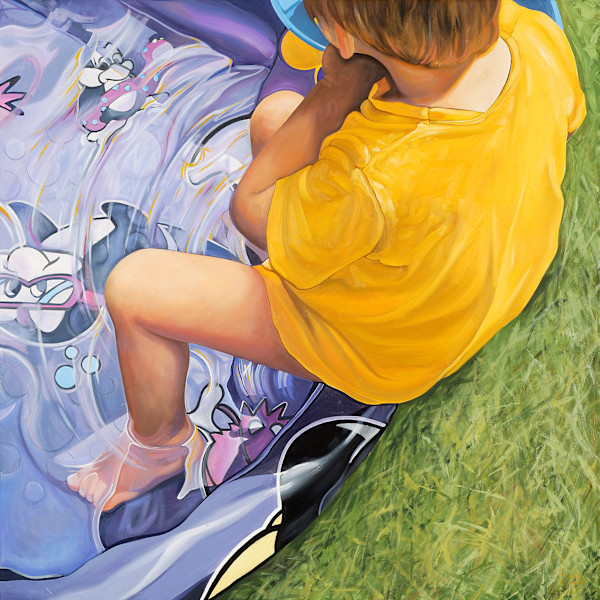 Purple Pool by Daryl Zang