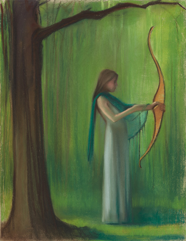 Archer Digital Print by Lisa Hess Hesselgrave, Image 1.