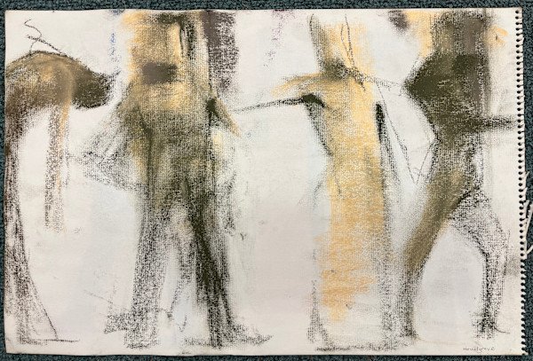 Four Male Nudes by Lisa Hess Hesselgrave