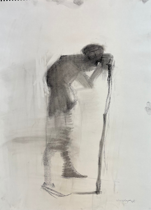 Man with Staff by Lisa Hess Hesselgrave, Image 2.