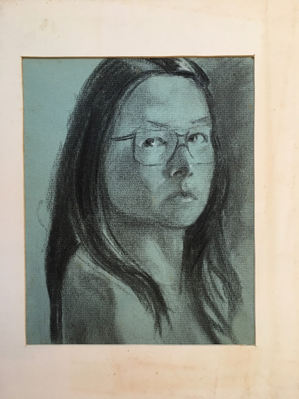 Self on Blue by Lisa Hess Hesselgrave