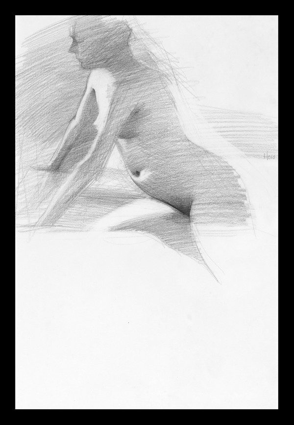 Nude Torso by Lisa Hess Hesselgrave