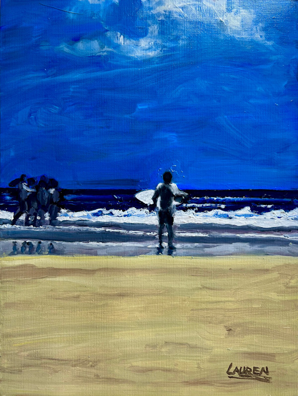 Skim Boarding Daytona Beach by Lauren Thompson