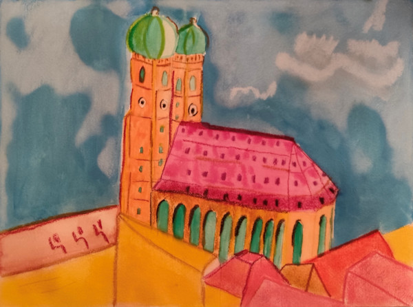 Frauenkiche Munich by Paul Riedel