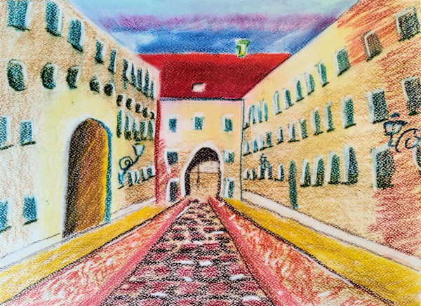Court Chapel Entrance at the Royal Residence Munich by Paul Riedel